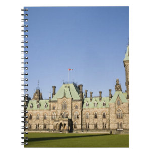 Gebäude des Parlaments in Ottawa, Ontario, Kanada Notizblock