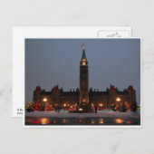 Gebäude des Parlaments, Ottawa Postkarte (Vorne/Hinten)