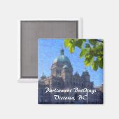 Gebäude des Parlaments, Victoria, BC Magnet (Vorderseite/Rückseite)