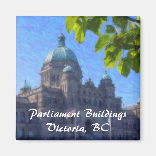 Gebäude des Parlaments, Victoria, BC Magnet (Vorne)