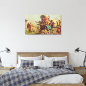 Gebäude des Trojaners, c.1760 Leinwanddruck (Insitu (Schlafzimmer))