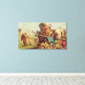 Gebäude des Trojaners, c.1760 Leinwanddruck (Insitu (Holzboden))