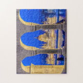 Gebäude des ungarischen Parlaments in Dusk Puzzle (Vertikal)