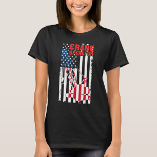 Gebäude des US-amerikanischen Flaggenkrans für sch T-Shirt