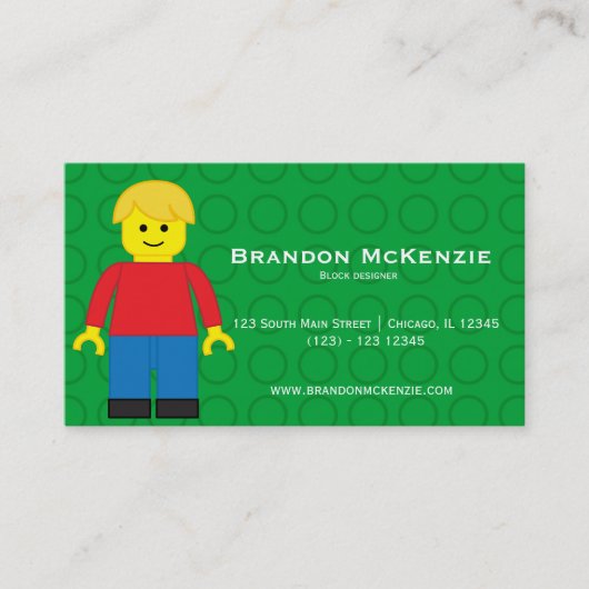 Gebäude-Designer Visitenkarte (Vorderseite)