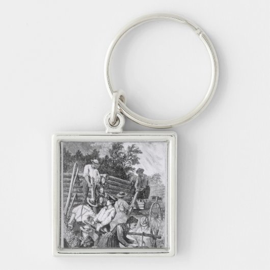 Gebäude die Klotz-Kabine Schlüsselanhänger (Vorne)