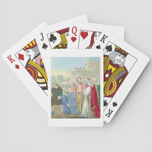 Gebäude die Stadt und der Turm von Babel, Von Spielkarten (Rückseite)