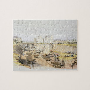 Gebäude die Stützmauer nahe Park-Straße, Camd Puzzle