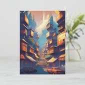 Gebäude Einladung (Stehend Vorderseite)