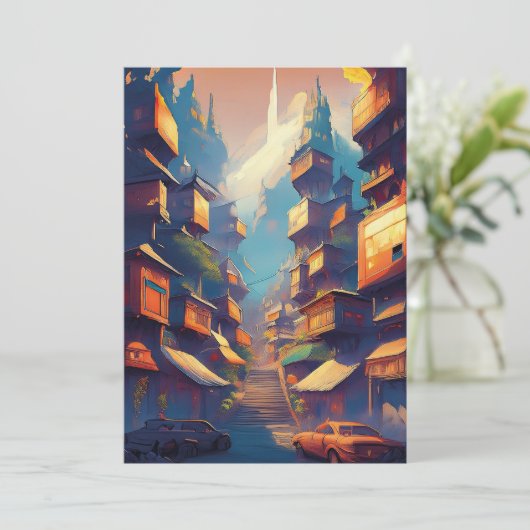 Gebäude Einladung (Stehend Vorderseite)