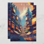 Gebäude Einladung (Vorne/Hinten)