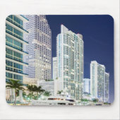 Gebäude entlang dem Miami-Fluss Riverwalk Mousepad (Vorne)