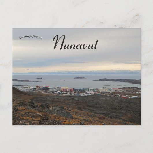 Gebäude entlang der Küste Postkarte (Vorderseite)