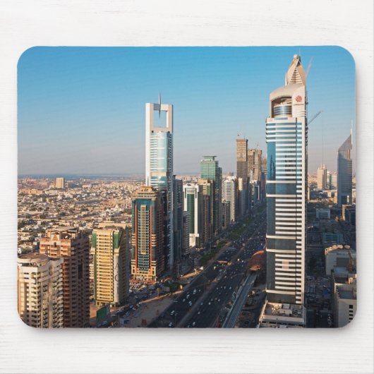 Gebäude entlang der Sheikh Zayed Road, Dubai Mousepad (Vorne)