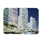 Gebäude entlang des Miami River Riverwalk Magnet (Horizontal)