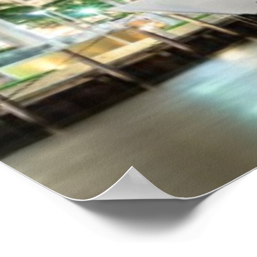 Gebäude entlang des Miami River Riverwalk Poster (Ecke)