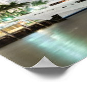 Gebäude entlang des Miami River Riverwalk Poster (Ecke)