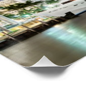 Gebäude entlang des Miami River Riverwalk Poster (Ecke)