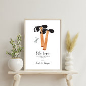 Gebäude-Erinnerungen mit Vater Footprint Hammer Poster