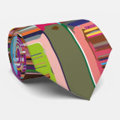 Gebäude-Fassade mit Multicolore-Fenstern Krawatte (Gerollt)