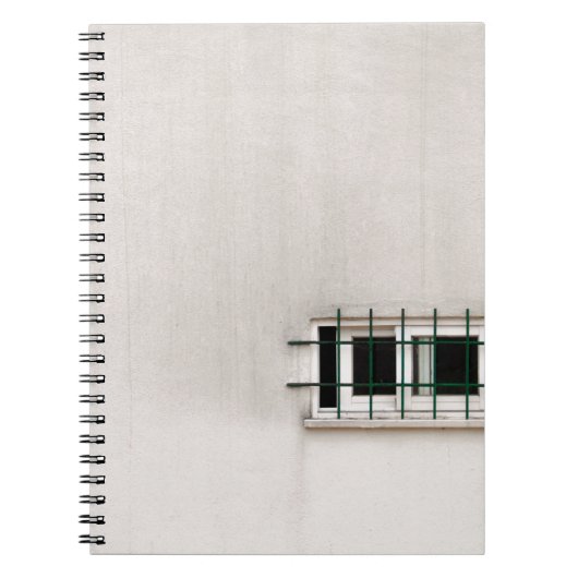 Gebäude-Fensterarchitektur alt Notizblock (Vorderseite)