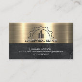 Gebäude-Firmenlogo Visitenkarte (Vorderseite)