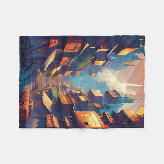 Gebäude Fleecedecke (Vorderseite (Horizontal))