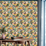 Gebäude, Florale, Folienlandschaft, Peel & Stick Tapete<br><div class="desc">Verändern Sie Ihren Raum mit unseren Gebäude, Florals und Foliage Landscape Peel & Stick Tapete. Diese fesselnde, Retro-inspirierte Collage bringt Sie in eine skurrile Top-View-Welt. Mit lebhaften pastellfarbenen Blumen und Blättern, naiven Gebäude und spielerischen abstrakten Elementen schafft es ein vereinfachtes Reich, das Unschuld und Nostalgie ausstrahlt. Die kühnen, sauberen Linien...</div>