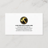 Gebäude Frame Handyman Tools Visitenkarte (Rückseite)