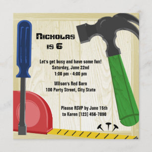 Gebäude Fun Geburtstag Einladung