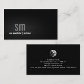 Gebäude für Architektur Visitenkarte (Vorne/Hinten)