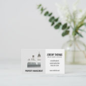 Gebäude für Baukonstruktionen Visitenkarte (Stehend Vorderseite)