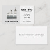 Gebäude für Baukonstruktionen Visitenkarte (Vorne/Hinten)