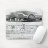 Gebäude für die große Industrieausstellung Mousepad (Mit Mouse)