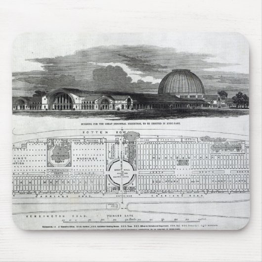 Gebäude für die große Industrieausstellung Mousepad (Vorne)
