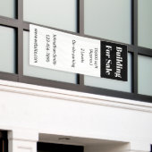 Gebäude für Schwarz-weißes Anwesen Banner (Äußeres Gebäude)