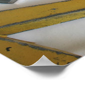 Gebäude Game Metal Letters Typografy Poster (Ecke)