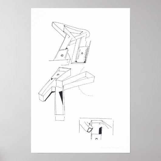 Gebäude Games-K-Monogramm Zeichnete 19 C Poster (Vorne)