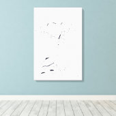 Gebäude Games VF Monogram Cube Zeichnend12 Leinwan Leinwanddruck (Insitu (Holzboden))