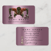 Gebäude geformt Fitness Sclupting Rose Visitenkarte (Vorne/Hinten)