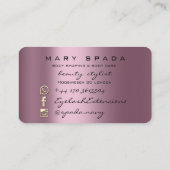 Gebäude geformt Fitness Sclupting Rose Visitenkarte (Rückseite)