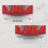 Gebäude-Geschäfts-Karte Visitenkarte (Vorne/Hinten)