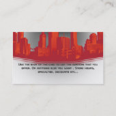 Gebäude-Geschäfts-Karte Visitenkarte (Rückseite)