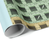 Gebäude Geschenkpapier (Rolleneckpunkt)