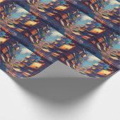 Gebäude Geschenkpapier (Ecke)