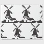 Gebäude Geschenkpapier (Flach)