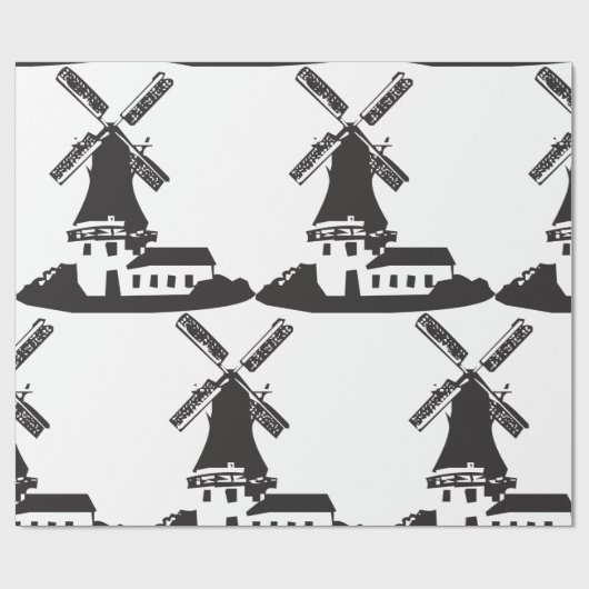 Gebäude Geschenkpapier (Flach)