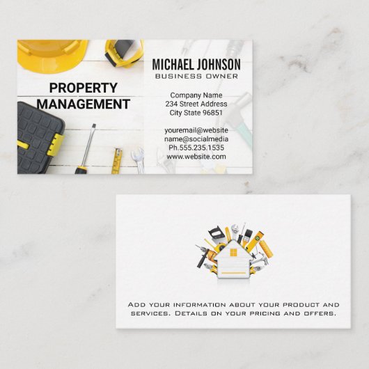 Gebäude | Hardware Visitenkarte (Vorne/Hinten)