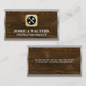 Gebäude | Holzmetall Visitenkarte (Vorne/Hinten)