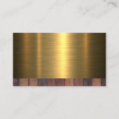 Gebäude | Holzmetall Visitenkarte (Rückseite)